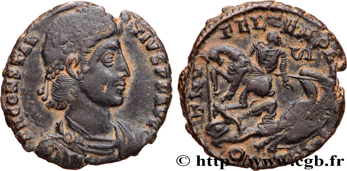 CONSTANTIUS II Maiorina, (MB, Æ 2) XF