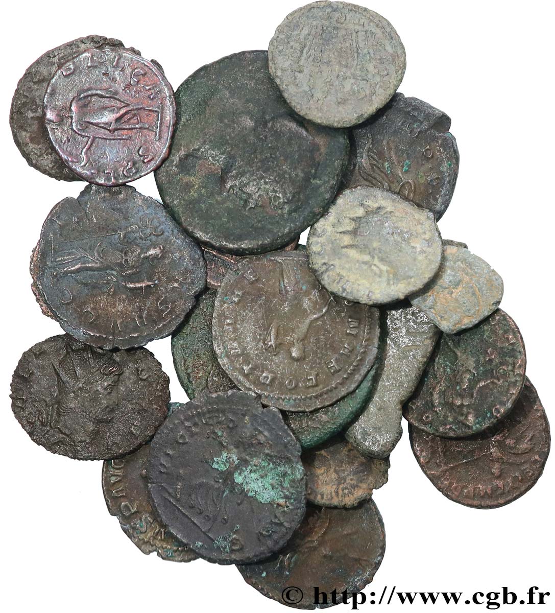 LOTS Lots de 20 monnaies lot