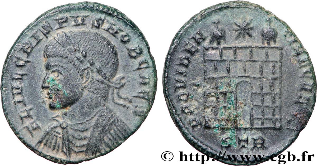 CRISPUS Centenionalis ou nummus TTB+