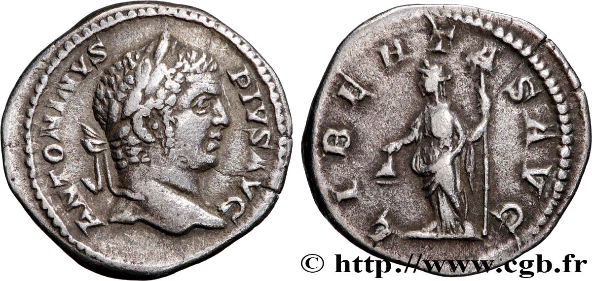 CARACALLA Denier TTB+/TTB