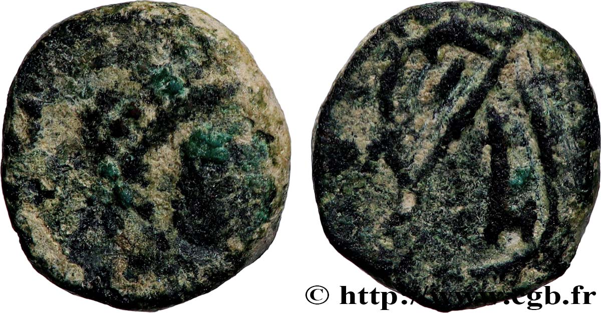 LEON I y VERINA Nummus (PBQ, Æ 4) BC