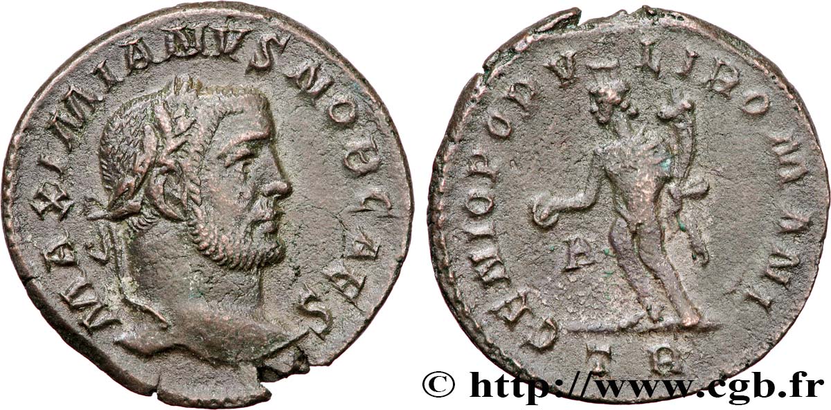 GALERIUS Follis ou nummus fVZ/SS