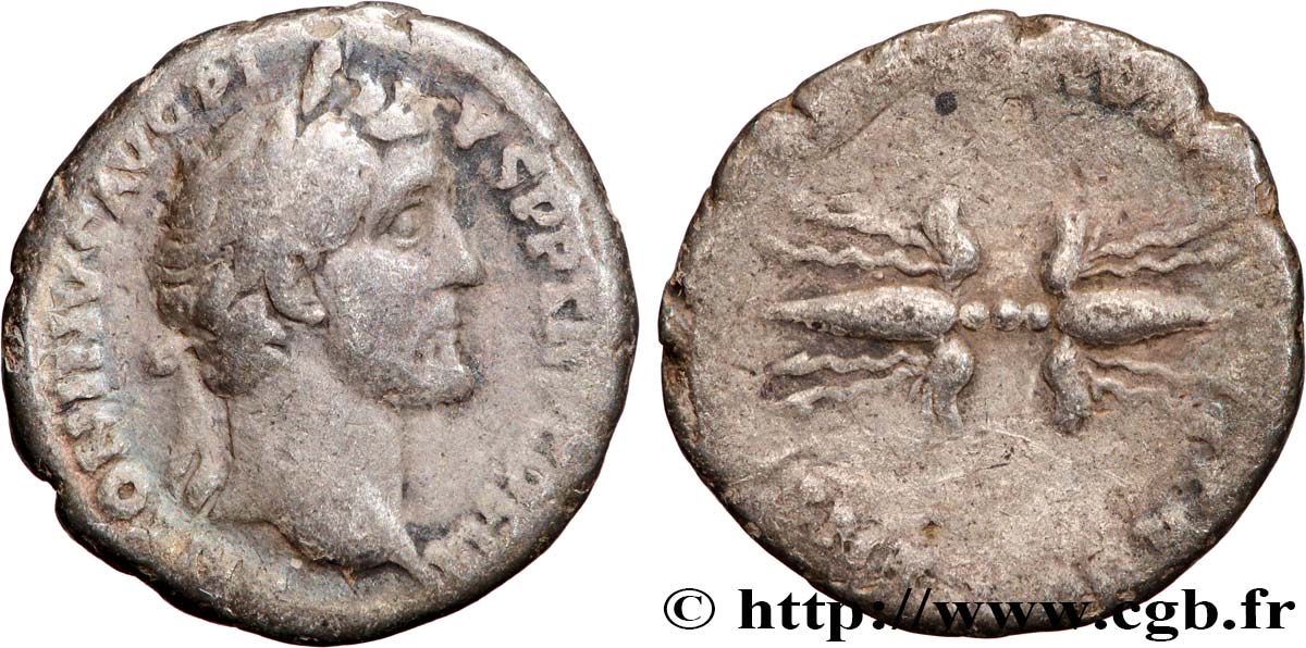 ANTONINUS PIUS Denier XF/VF