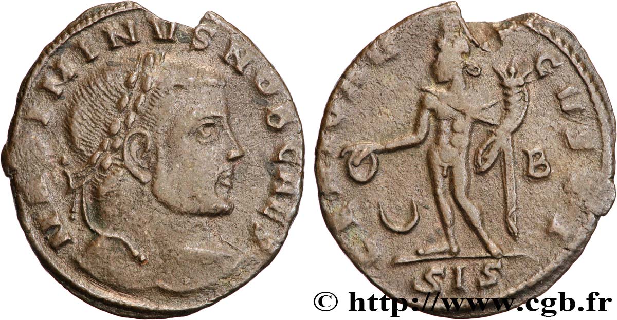 MAXIMINUS II DAIA Follis ou nummus AU/XF