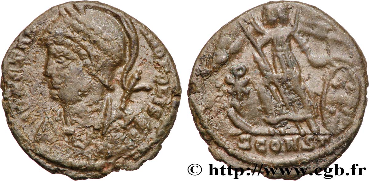 CONSTANTINOPOLIS Centenionalis ou nummus XF