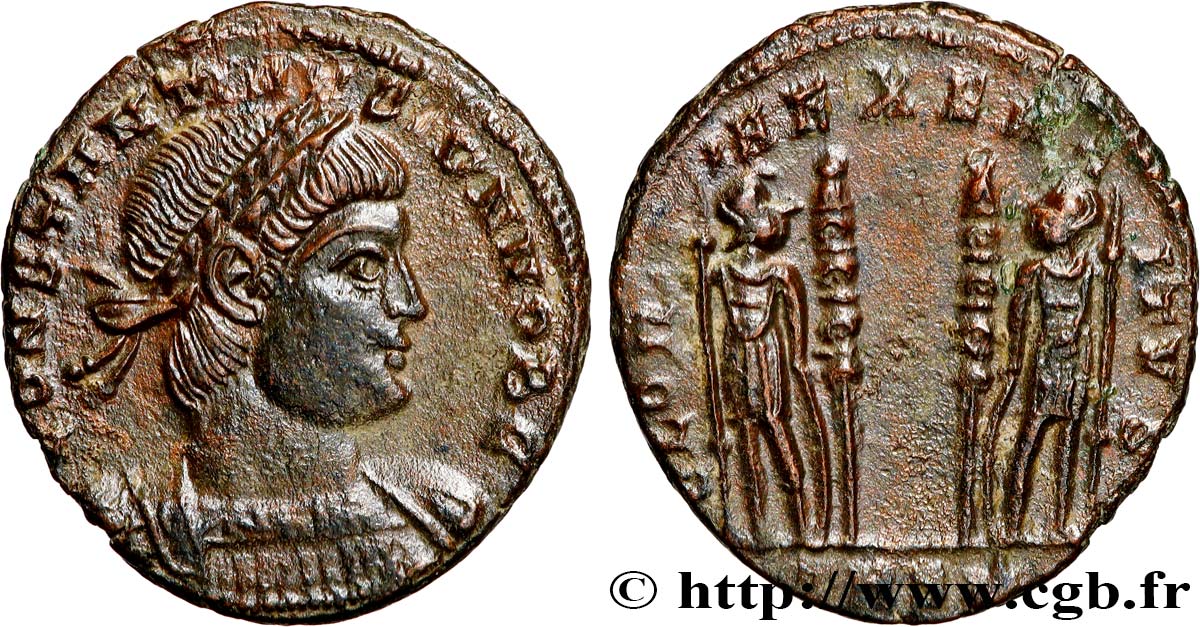 CONSTANTINUS II Centenionalis ou nummus VZ/fVZ