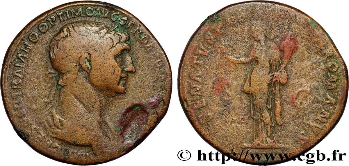 TRAIANUS Sesterce fSS
