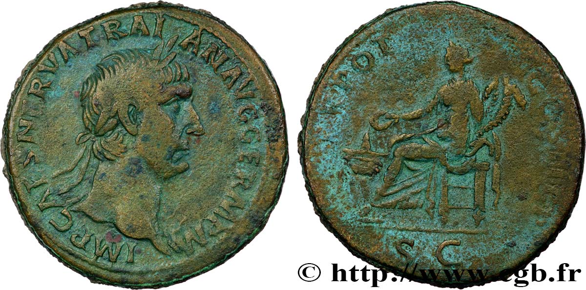 TRAJANUS Sesterce XF