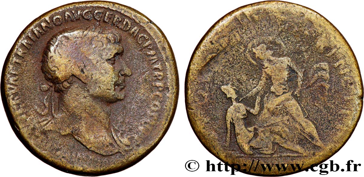 TRAJAN Sesterce TB+