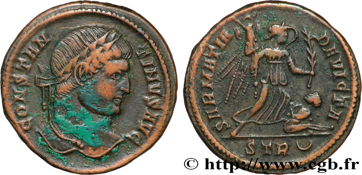 CONSTANTIN Ier LE GRAND Centenionalis ou nummus TTB