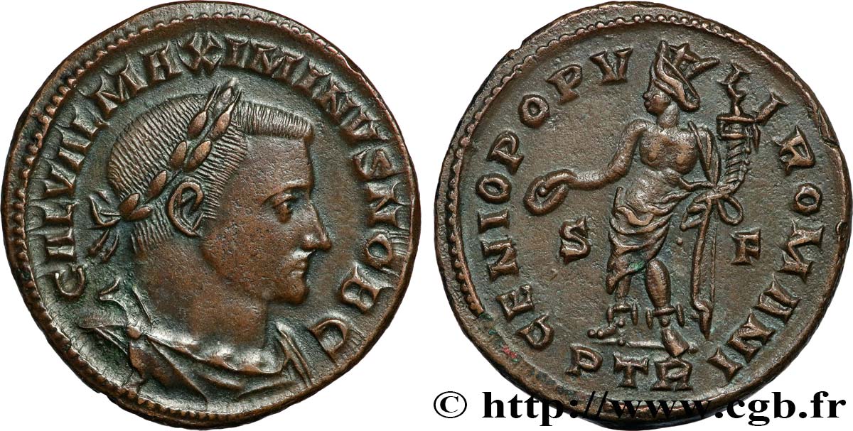 MAXIMIN II DAIA Follis ou nummus SPL