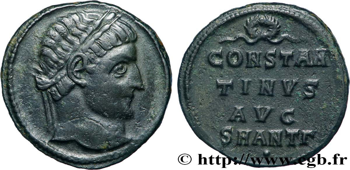 CONSTANTIN Ier LE GRAND demi-centenionalis ou demi-nummus TTB+