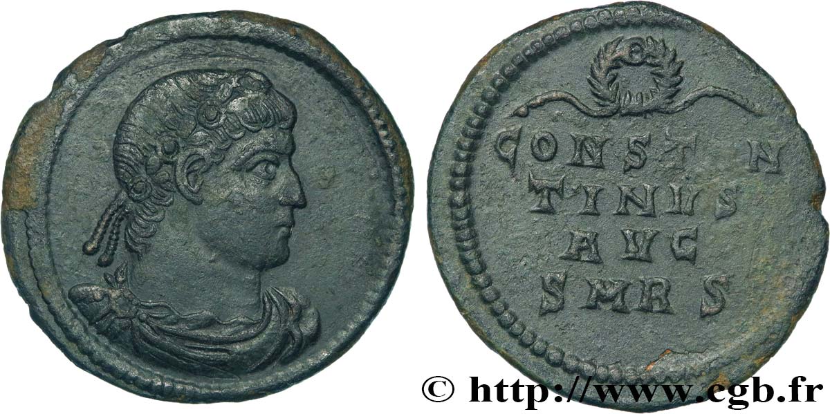 CONSTANTIN Ier LE GRAND demi-centenionalis ou demi-nummus TTB+