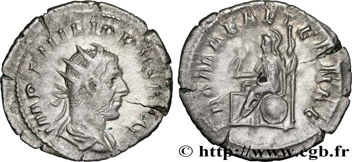 PHILIPPE Ier L ARABE Antoninien TTB