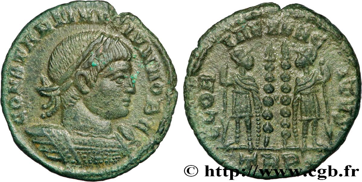 CONSTANTINE II Centenionalis ou nummus AU/AU