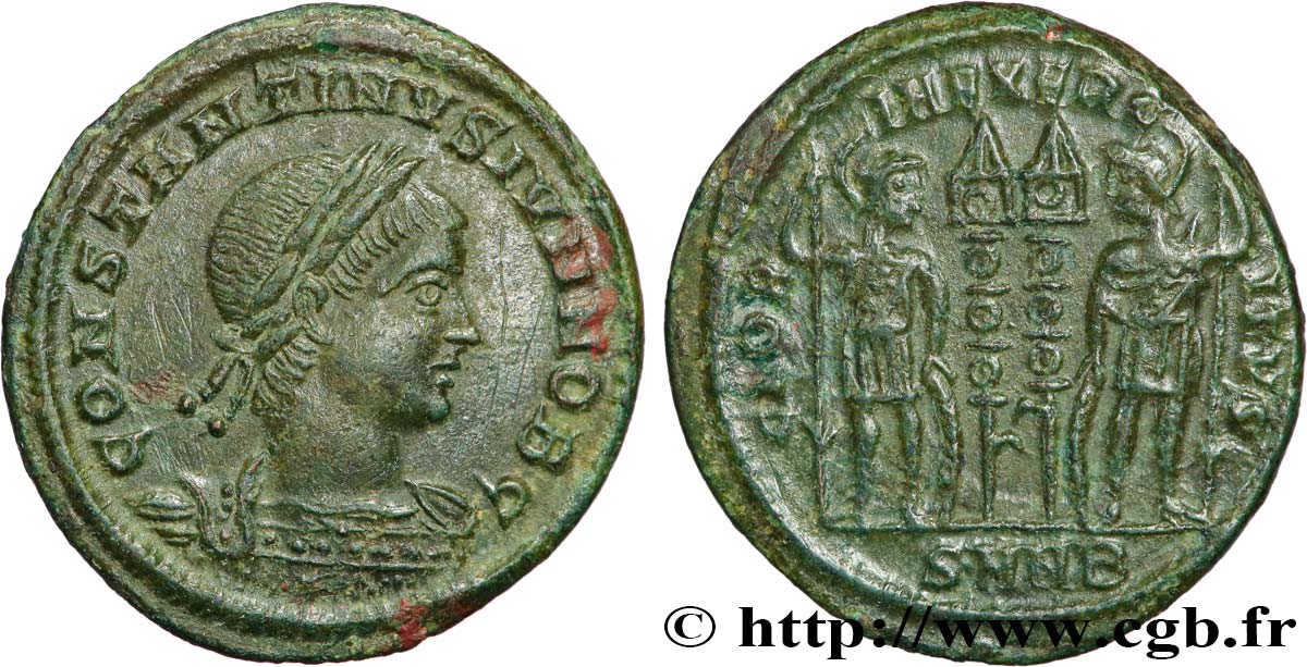 COSTANTINO II Centenionalis ou nummus SPL