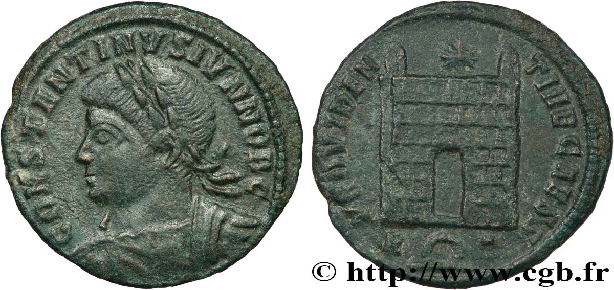 CONSTANTIN II Centenionalis ou nummus TTB+