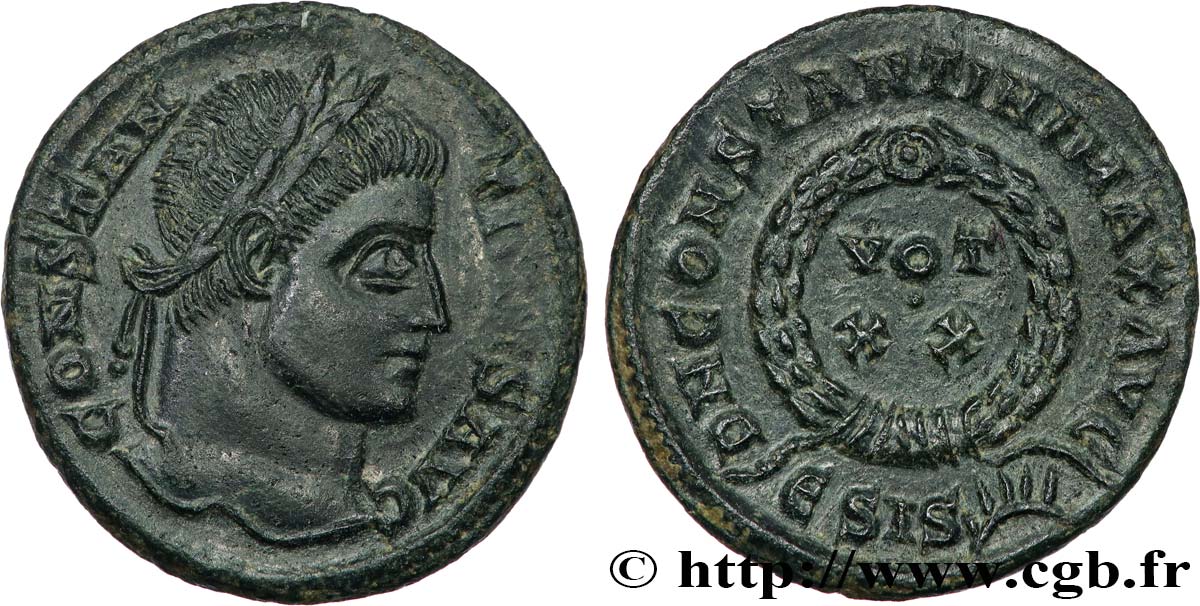 CONSTANTINE I THE GREAT Centenionalis ou nummus MS