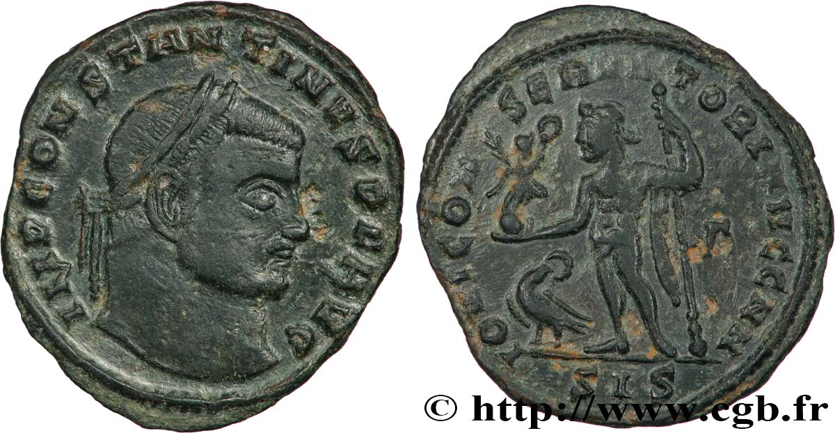 CONSTANTINE I THE GREAT Follis ou nummus AU