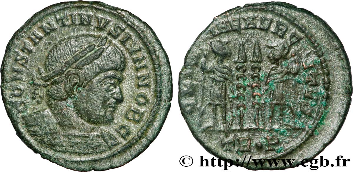 CONSTANTINE II Centenionalis ou nummus AU