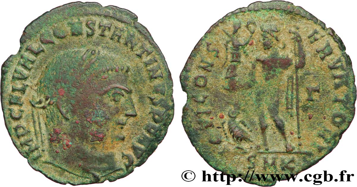 CONSTANTINUS I DER GROßE Follis ou nummus SS