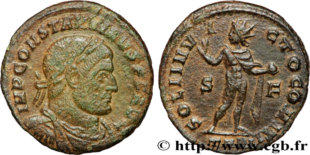 CONSTANTIN Ier LE GRAND Follis ou nummus TTB/TTB+
