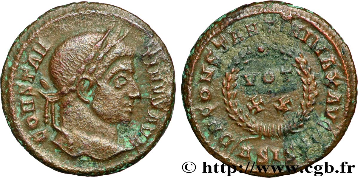 CONSTANTINE I THE GREAT Centenionalis ou nummus XF