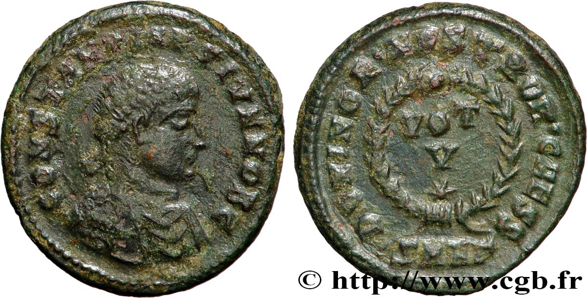 CONSTANTINE II Centenionalis ou nummus VF/XF