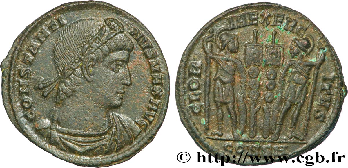CONSTANTIN Ier LE GRAND Centenionalis ou nummus SUP
