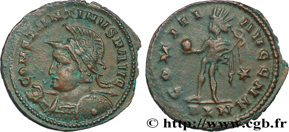 CONSTANTIN Ier LE GRAND Follis ou nummus TTB+/TTB