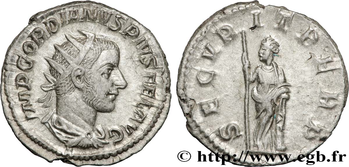 GORDIAN III Antoninien MS/AU