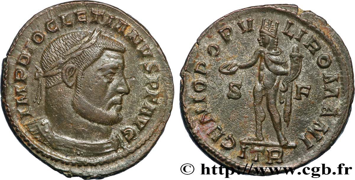 DIOCLEZIANO Follis q.SPL