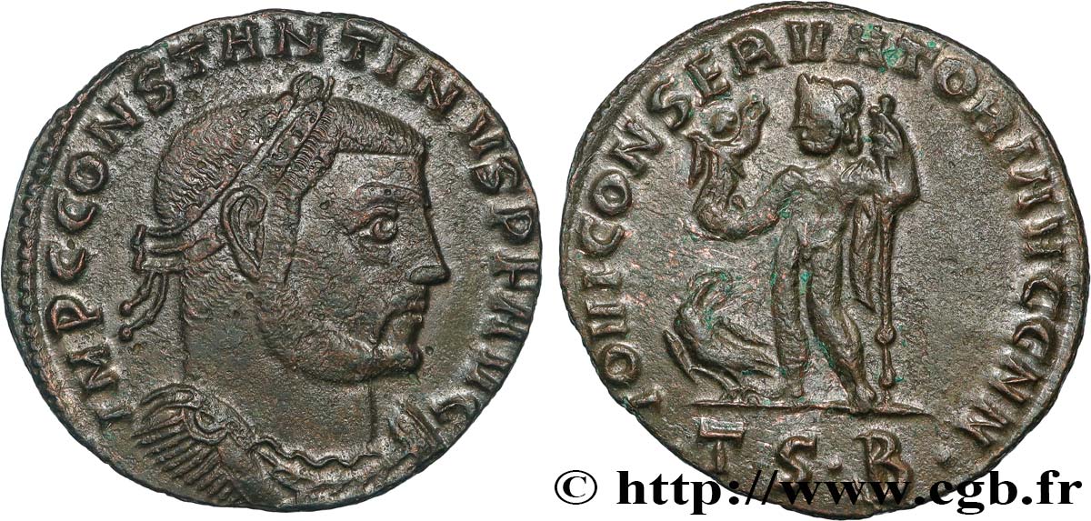 CONSTANTIN Ier LE GRAND Follis ou nummus SPL