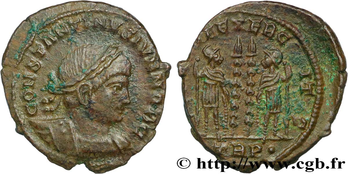 CONSTANTIN II Centenionalis ou nummus TTB+/SUP