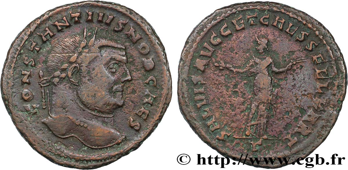 CONSTANTIUS I Follis ou nummus fVZ/SS