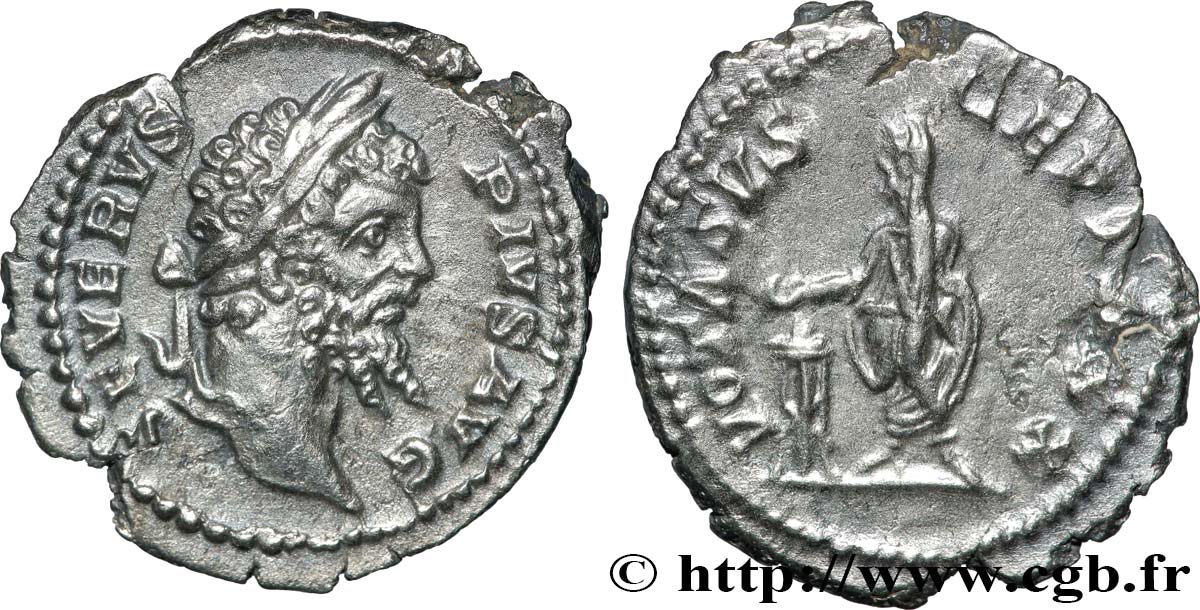 SEPTIMIUS SEVERUS Denier AU/AU