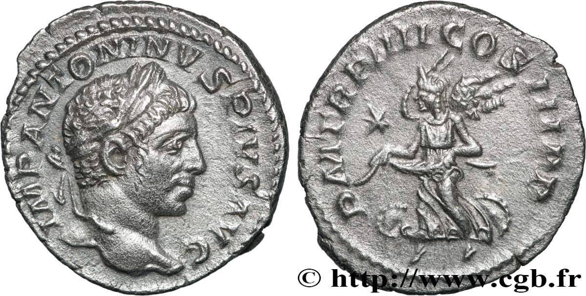 ELAGABALUS Denier VZ