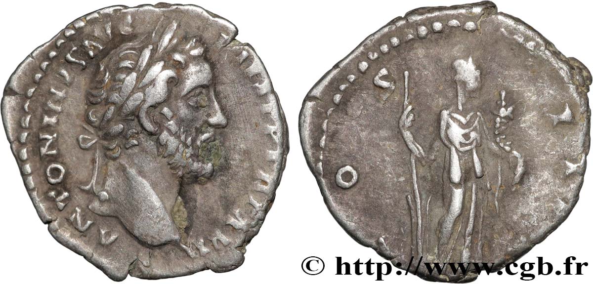 ANTONINUS PIUS Denier AU/XF