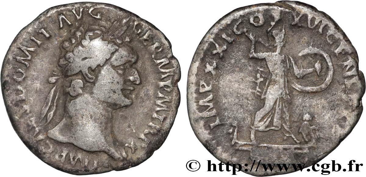 DOMITIANUS Denier XF/VF