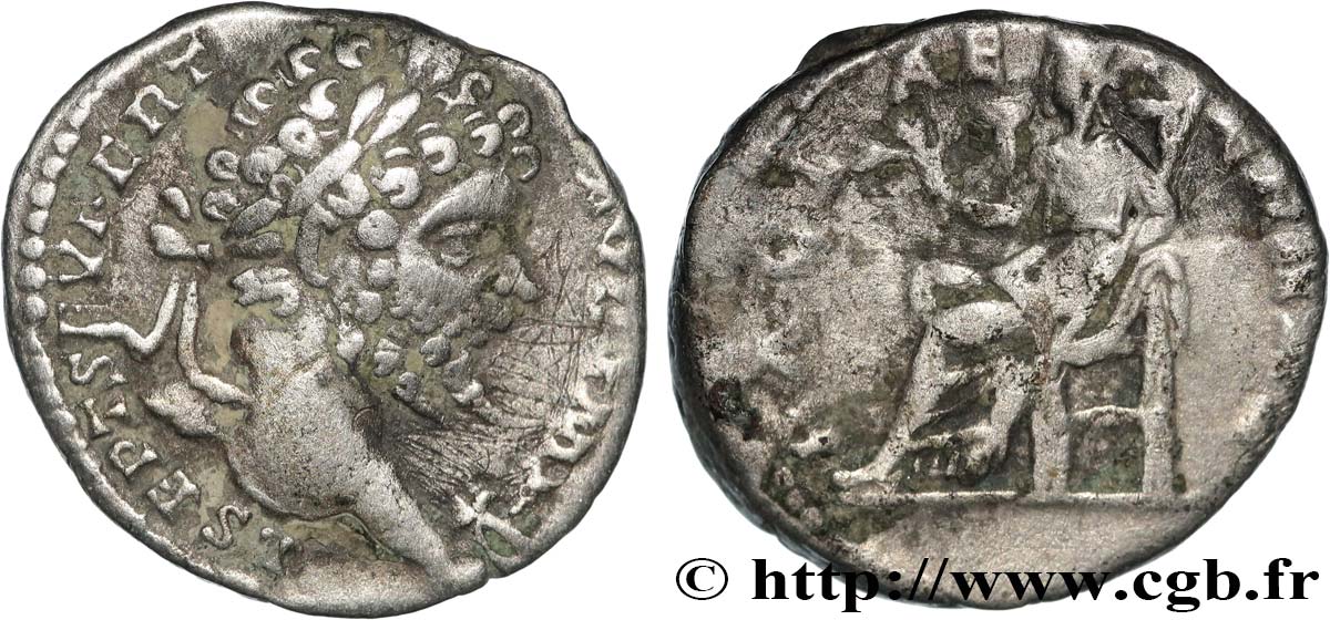 SEPTIMIUS SEVERUS Denier XF/VF