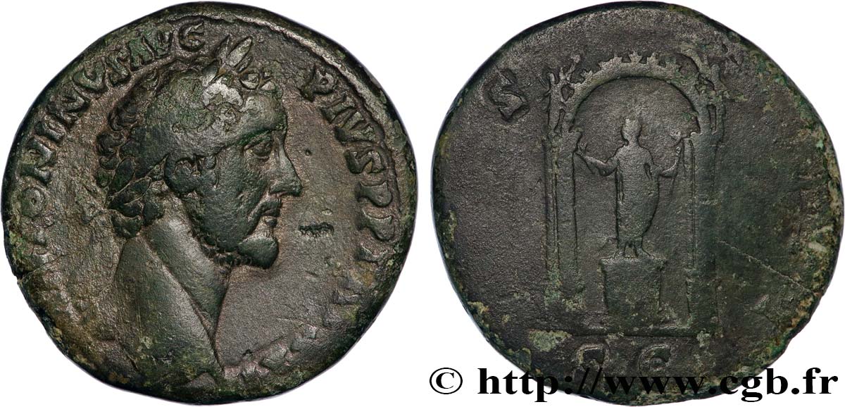 ANTONINUS PIUS Sesterce VF/VF