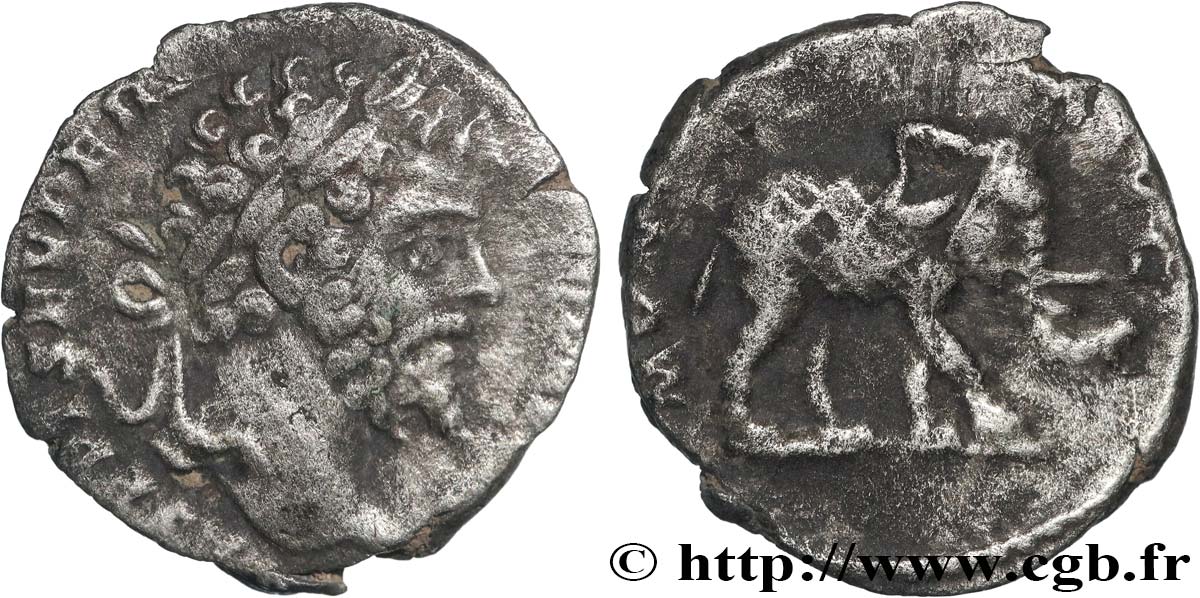 SEPTIMIUS SEVERUS Denier VF