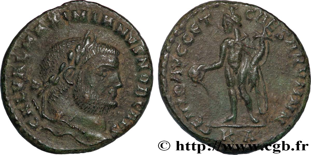 GALERIUS Follis ou nummus SS