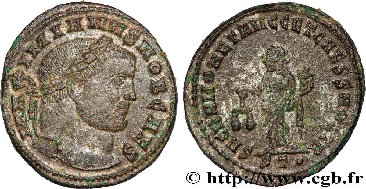 GALERIUS Follis ou nummus AU/XF