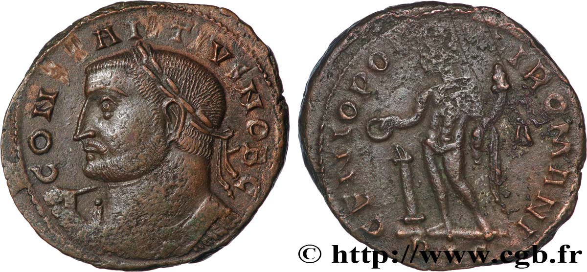 CONSTANTIUS I Follis ou nummus AU/XF