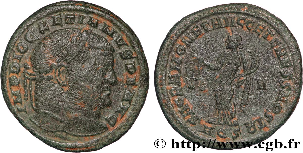 DIOCLETIANUS Follis ou nummus SS