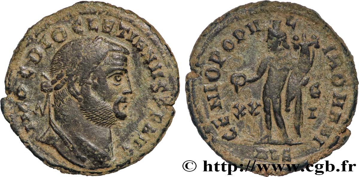 DIOCLÉTIEN Follis ou nummus TTB