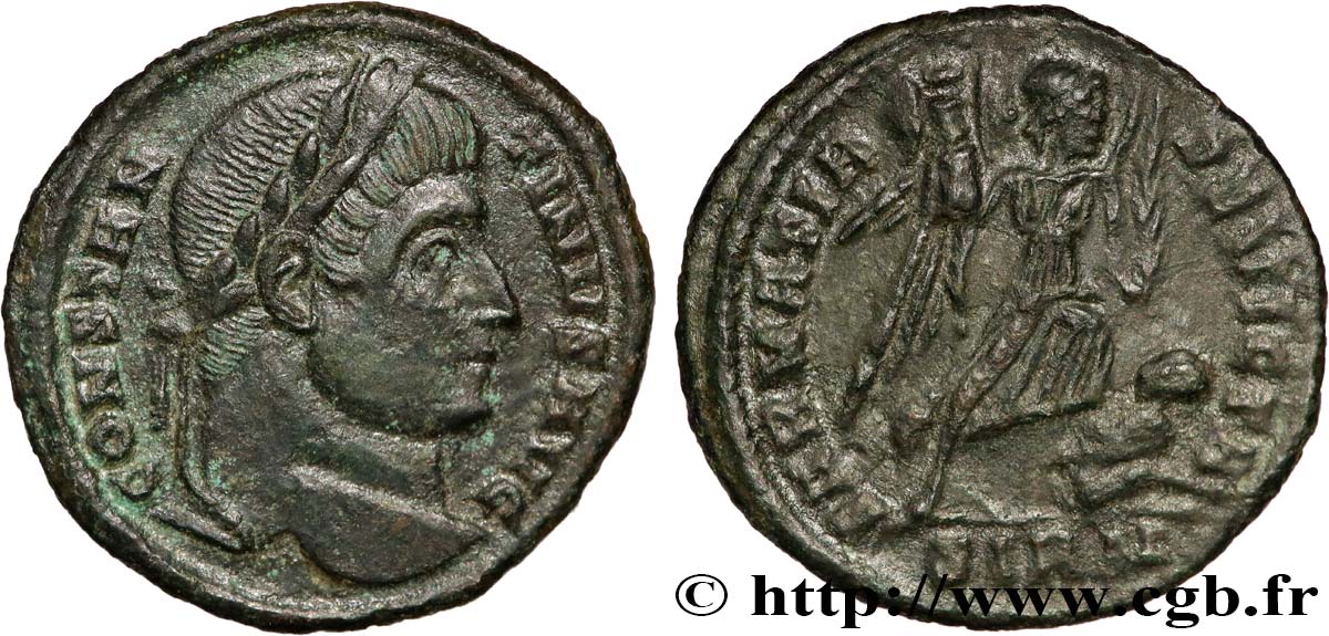 CONSTANTINO I EL MAGNO Centenionalis ou nummus MBC+