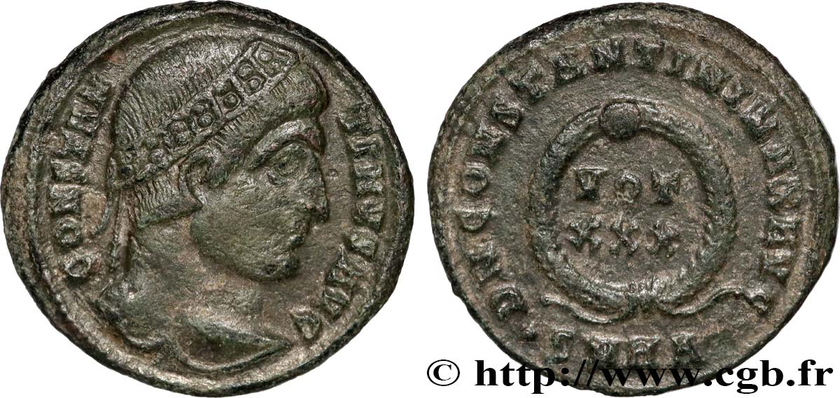 CONSTANTINE I THE GREAT Centenionalis ou nummus XF