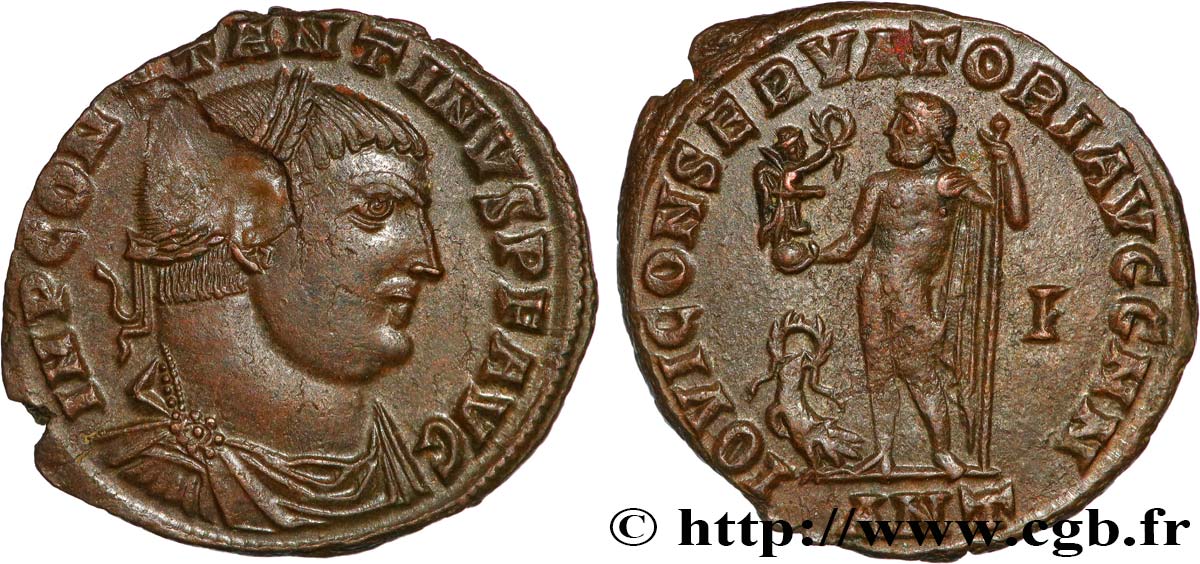 CONSTANTINO I EL MAGNO Follis ou nummus MBC+